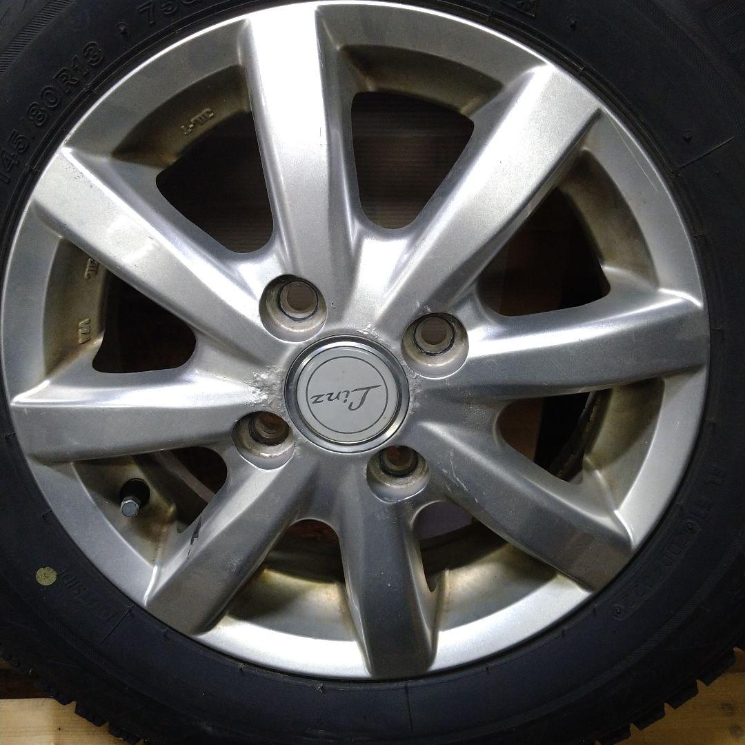 145/80r13  アルミホイール(6-56)