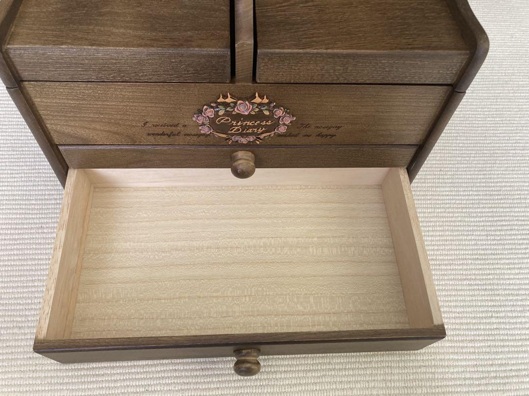 ◼️新品　プリンセスダイアリー　木製ソーイングボックス