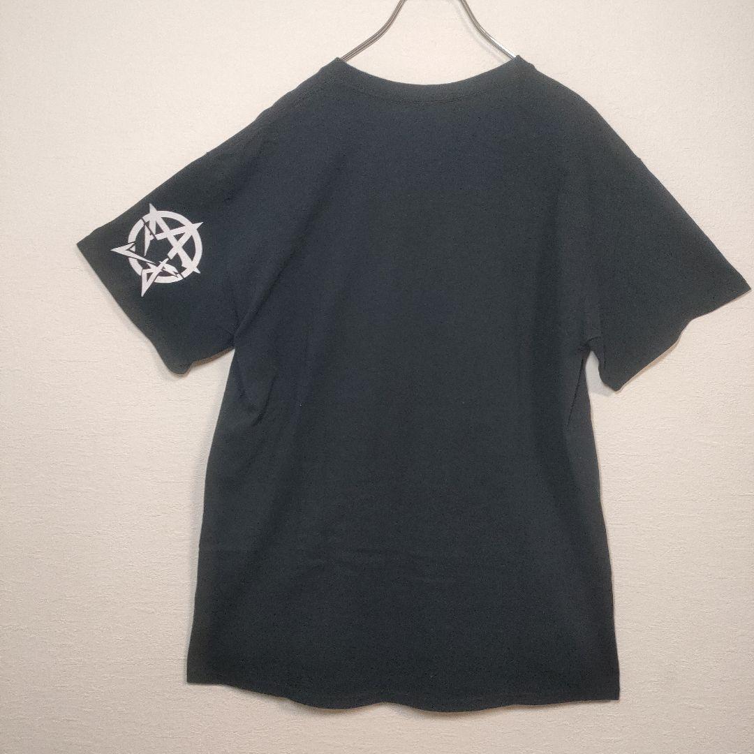 XLVA AFFECTER バンドTシャツ ビッグロゴ ヴィンテージ 黒 半袖