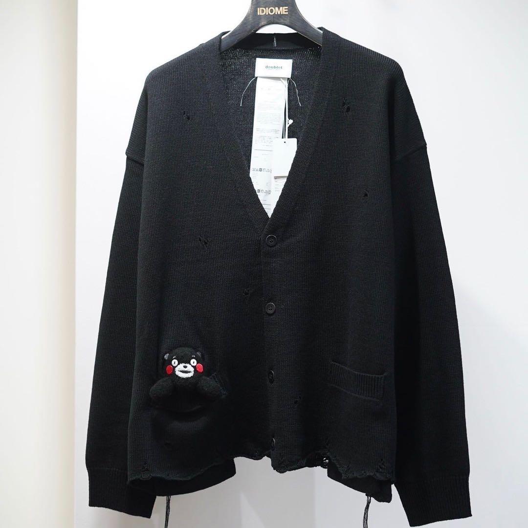 DOUBLET IDIOME別注 くまモンカーディガン 21AW DOUBLET IDIOME別注 くまモンカーディガン 21AW