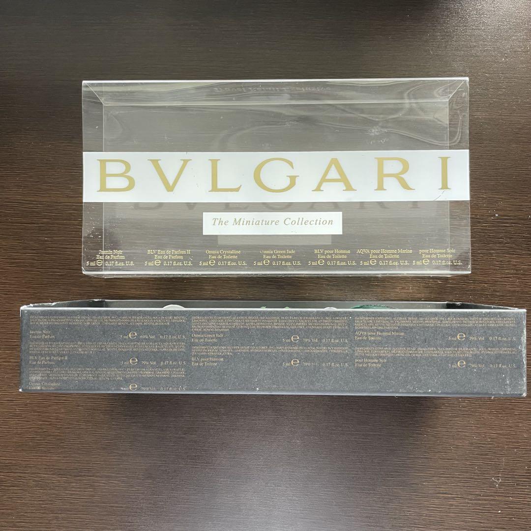 ブルガリ　ミニチュアコレクション　7点【新品未使用】 BVLGARI 【訳有り】 ブルガリ ザ ミニチュア コレクション 7点
