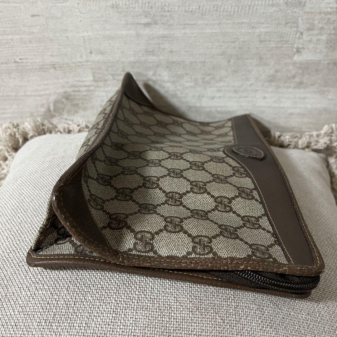 【美品】GUCCI GGパターン クラッチバッグ  ヴィンテージ