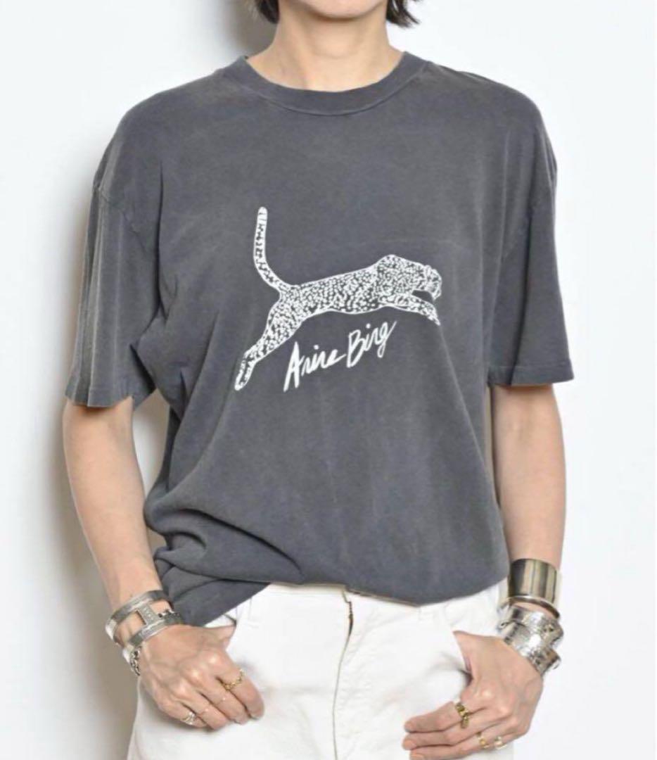 Deuxieme Classe ANINE BING LEOPARD Tシャツ