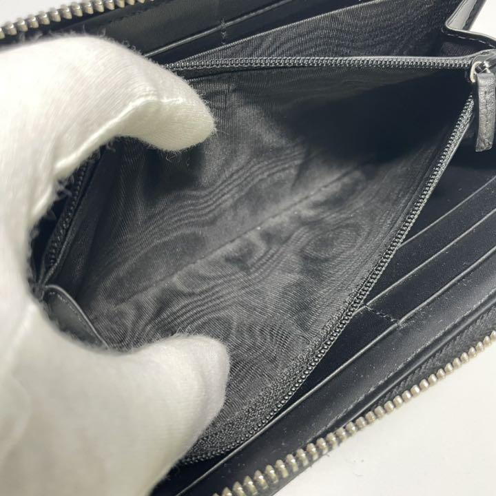 GUCCI グッチ GGスプリーム シェリー ラウンドファスナー 長財布