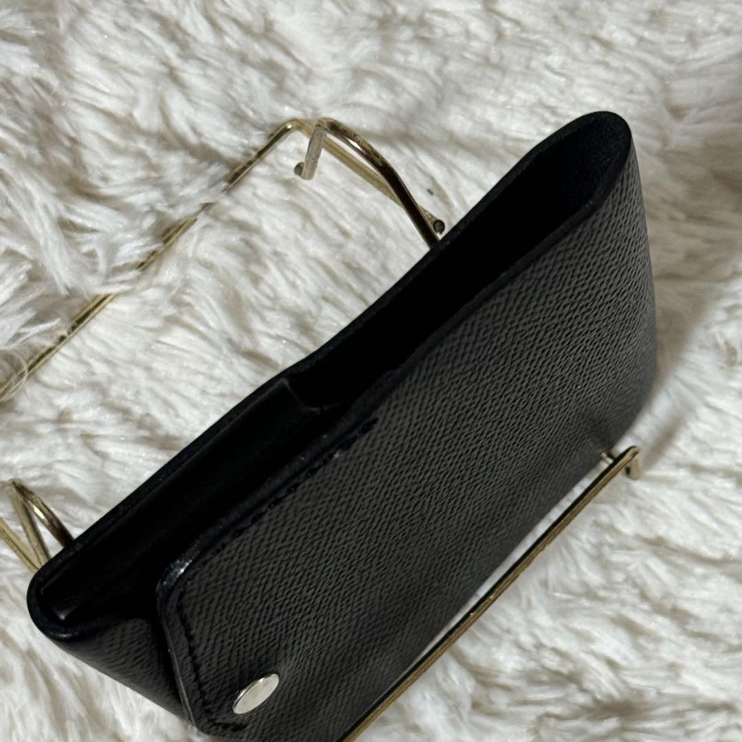 未使用級✨MOKU 小さく薄い財布　Saku コンパクトウォレット　レザー　黒