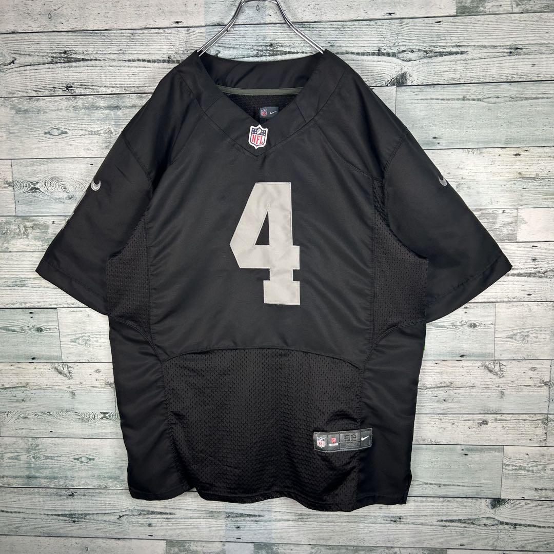 【お1人様1点限り】 レイダース 全刺繍 NFL ナイキ アメフトゲームシャツ 5519 XL ユニフォーム
