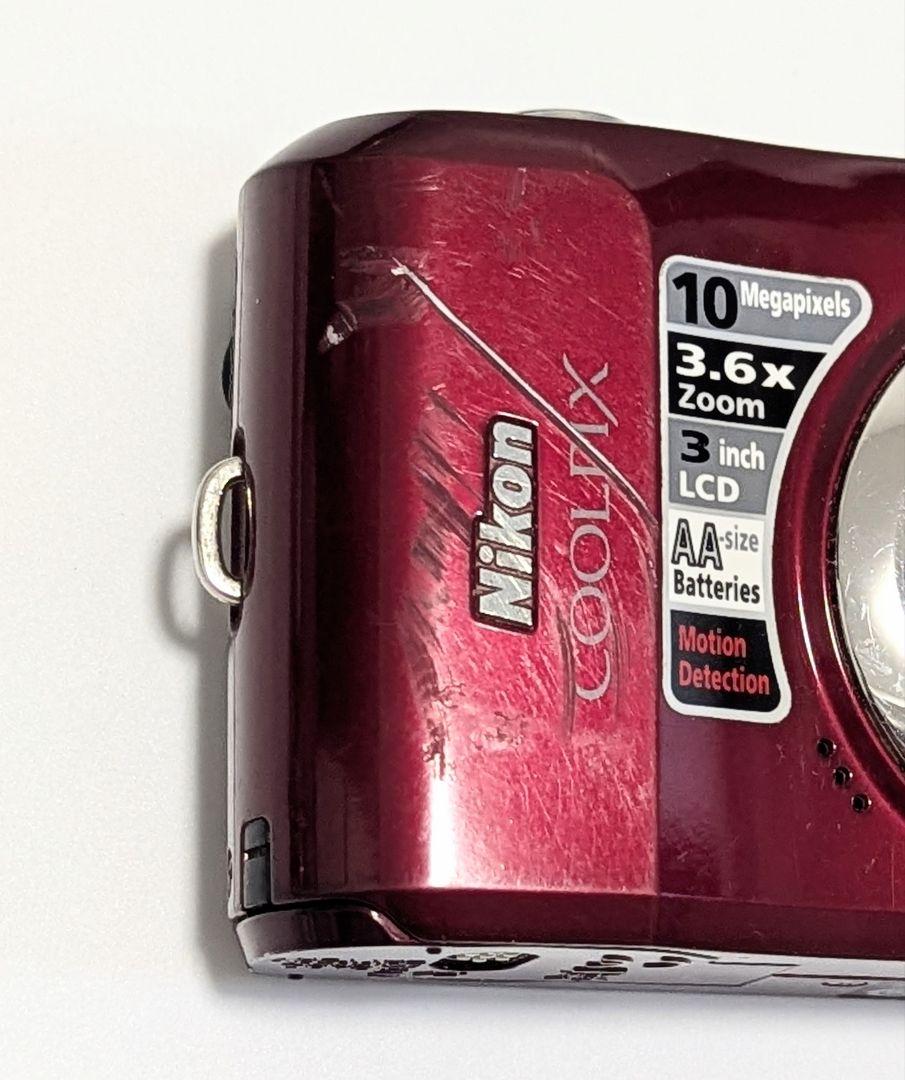 Nikon Coolpix L20 10MP コンパクトデジタルカメラ 単3電池