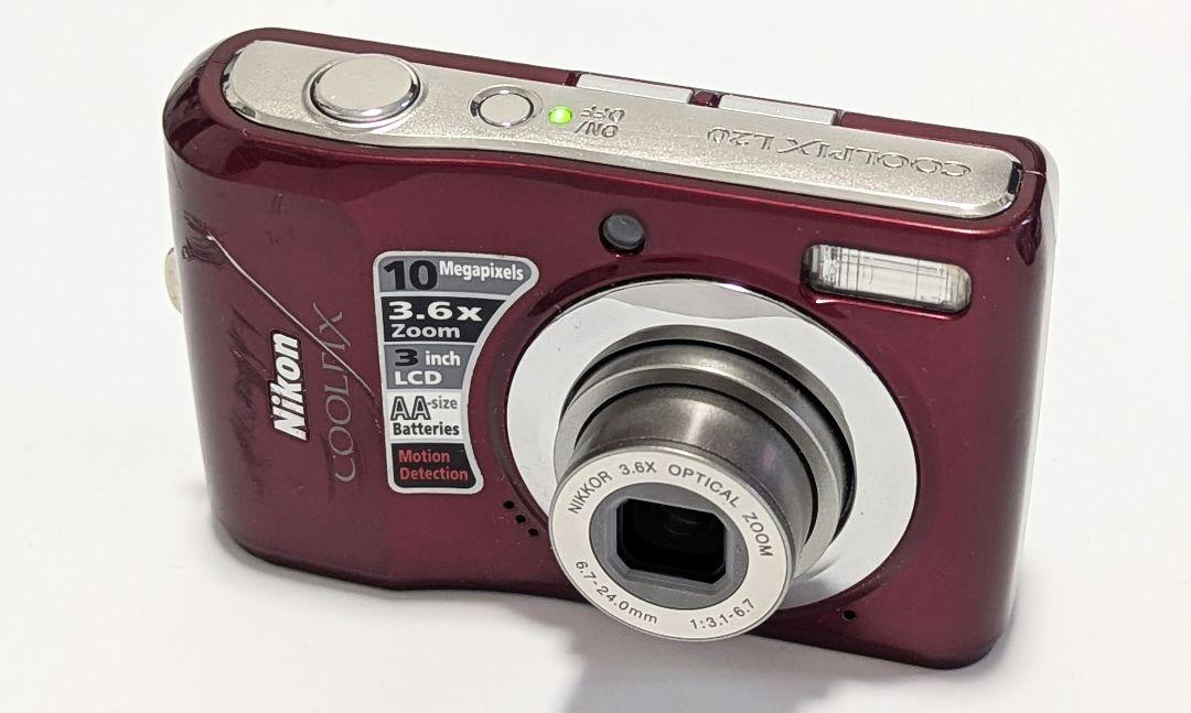 Nikon Coolpix L20 10MP コンパクトデジタルカメラ 単3電池