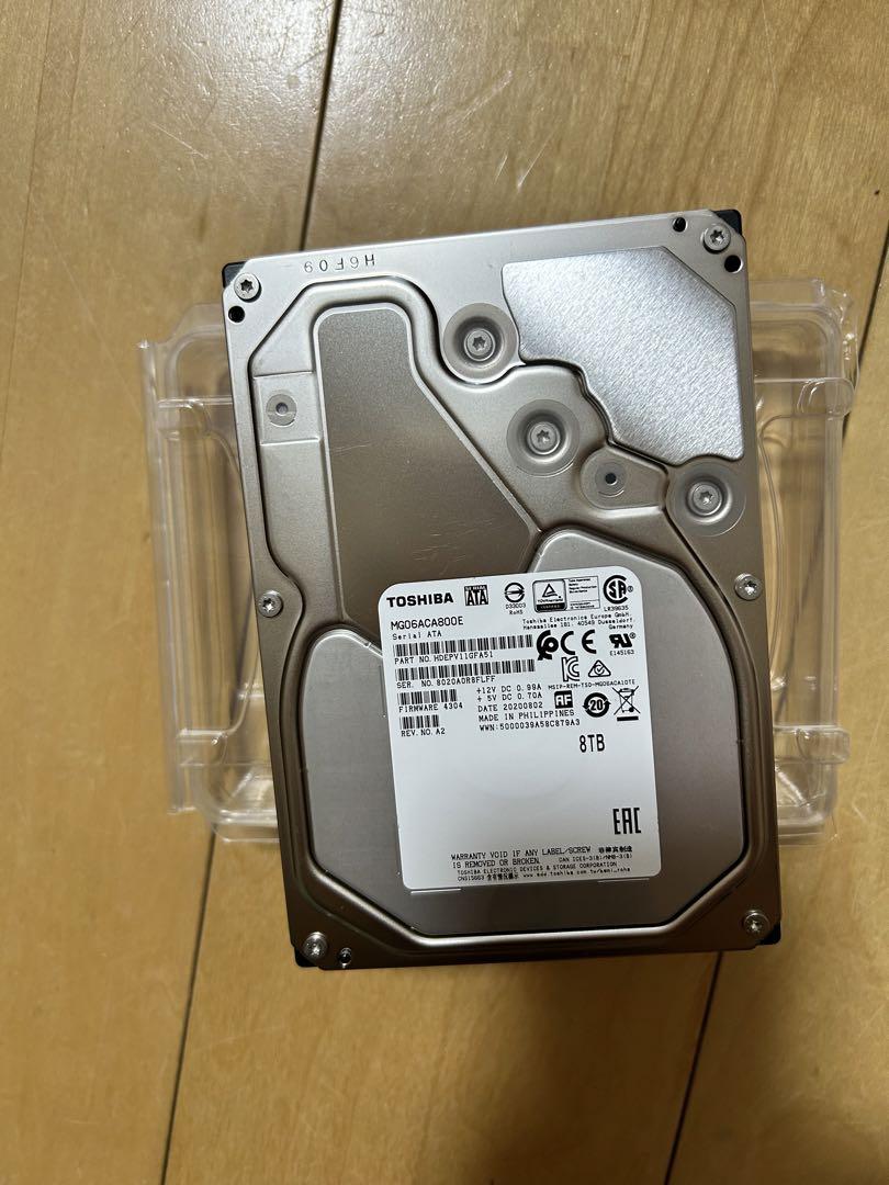 東芝HDD 8TB 大容量MD06ACA800