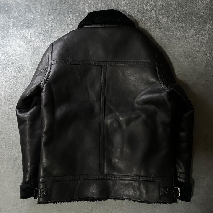 最も優遇 レザージャケット-古着 ZARA ムートンジャケット レザー 最も優遇 レザージャケット-古着 ZARA ムートンジャケット レザー