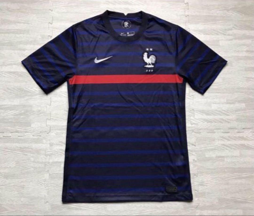 美品 NIKE ナイキ フランス ユニフォーム S ホーム 20/21 半袖