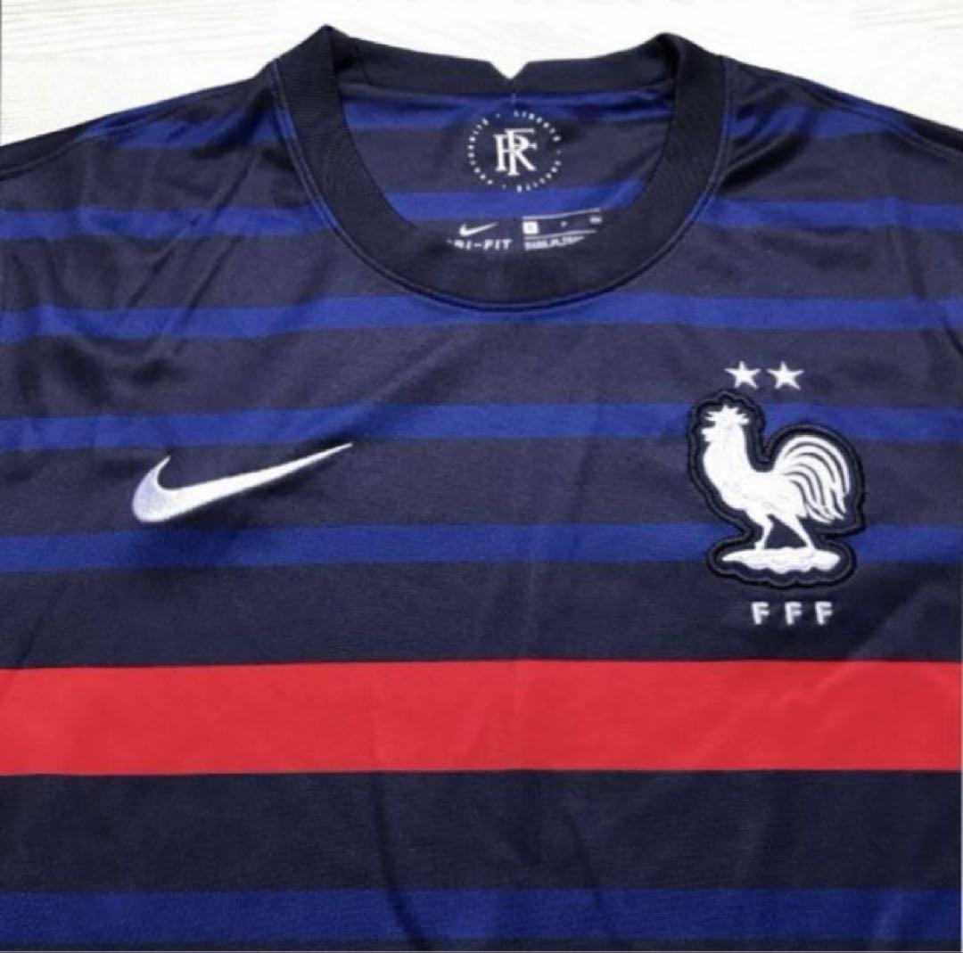 美品 NIKE ナイキ フランス ユニフォーム S ホーム 20/21 半袖
