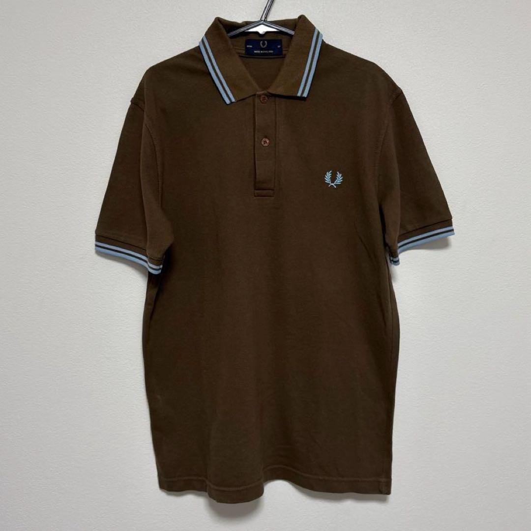 FRED PERRY ポロシャツ 茶色 38