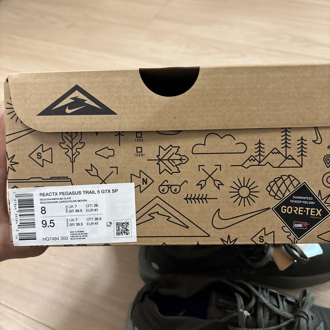 Nike リアクト　ペガサストレイル5 GTX SP