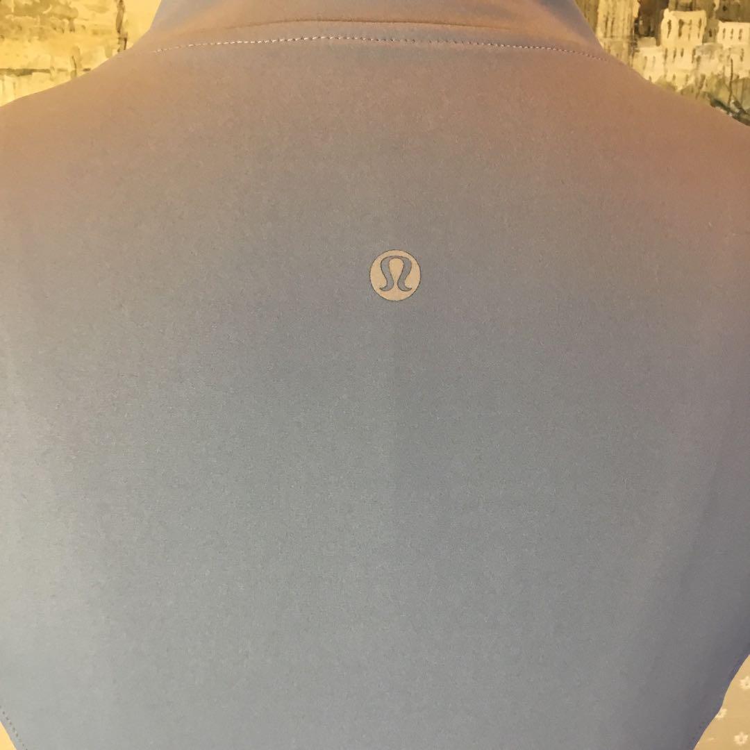 LULULEMON☆ サイズXL フィットジャケット スモークブルー