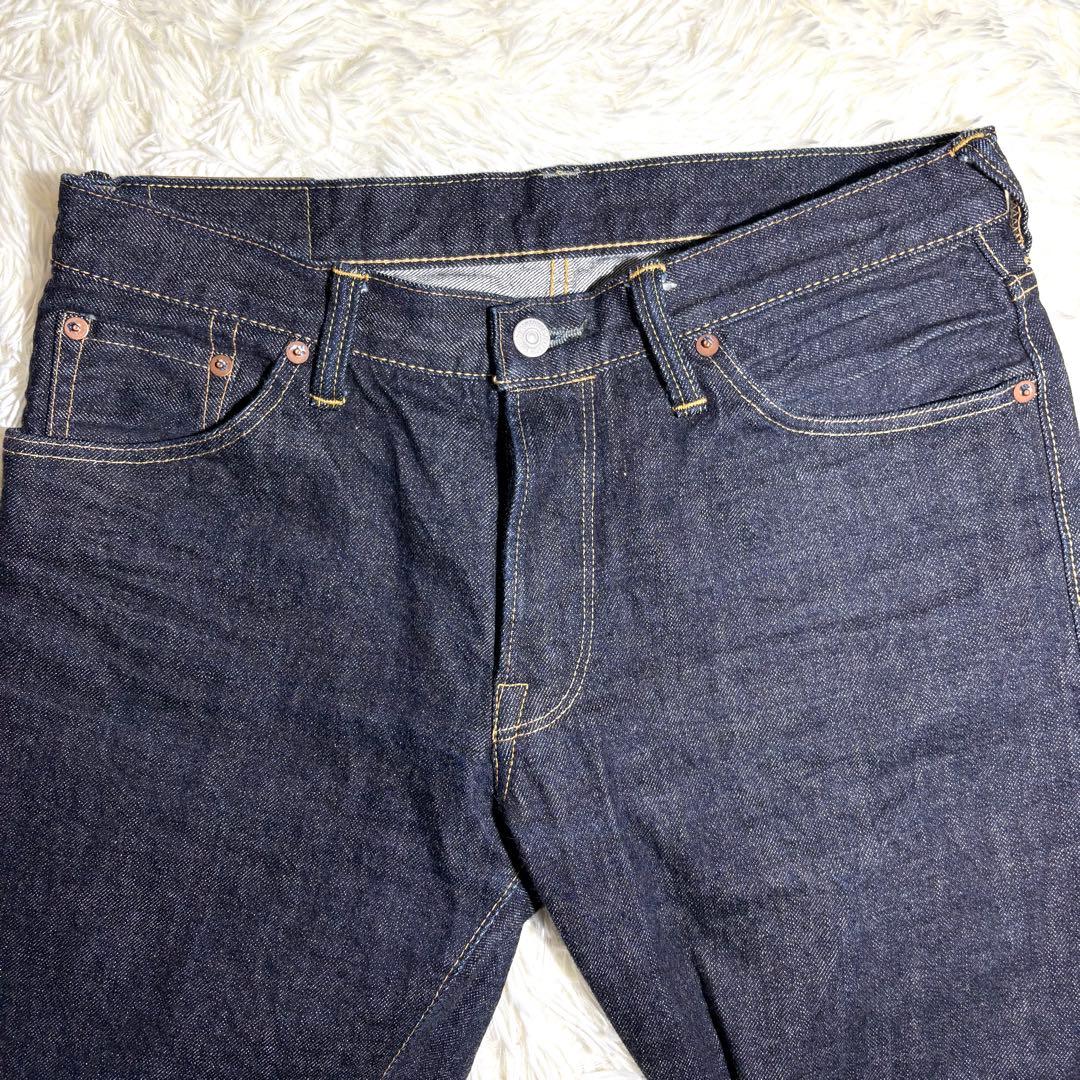 【極美品】デラックスウェア デニムパンツ ジーンズ 濃紺 ナマハゲジーンズ