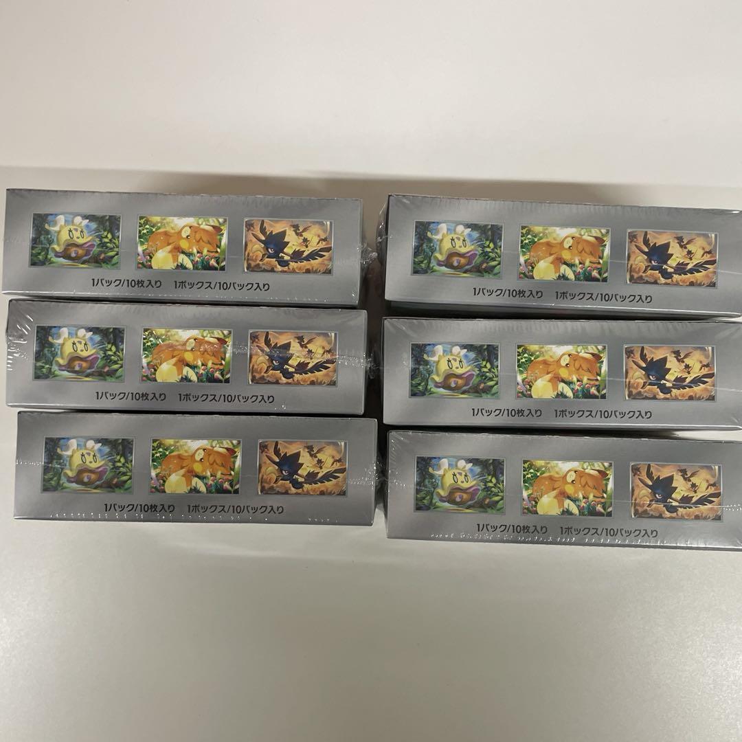 ポケモンカード　シャイニートレジャーex 6box シュリンク付き 新品未開封
