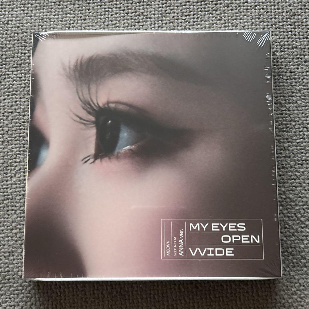 MEOVV MY EYES OPEN VVIDE 封入トレカ コンプ　アンナ MEOVV アンナ MY EYES OPEN VVIDE YG特典 トレカ - メルカリ