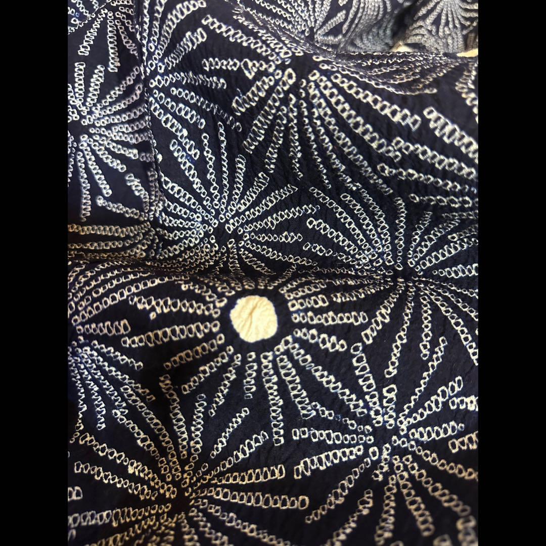 2点セット❗️新品✨美品✨藍染に白❣️有松鳴海絞り浴衣単品