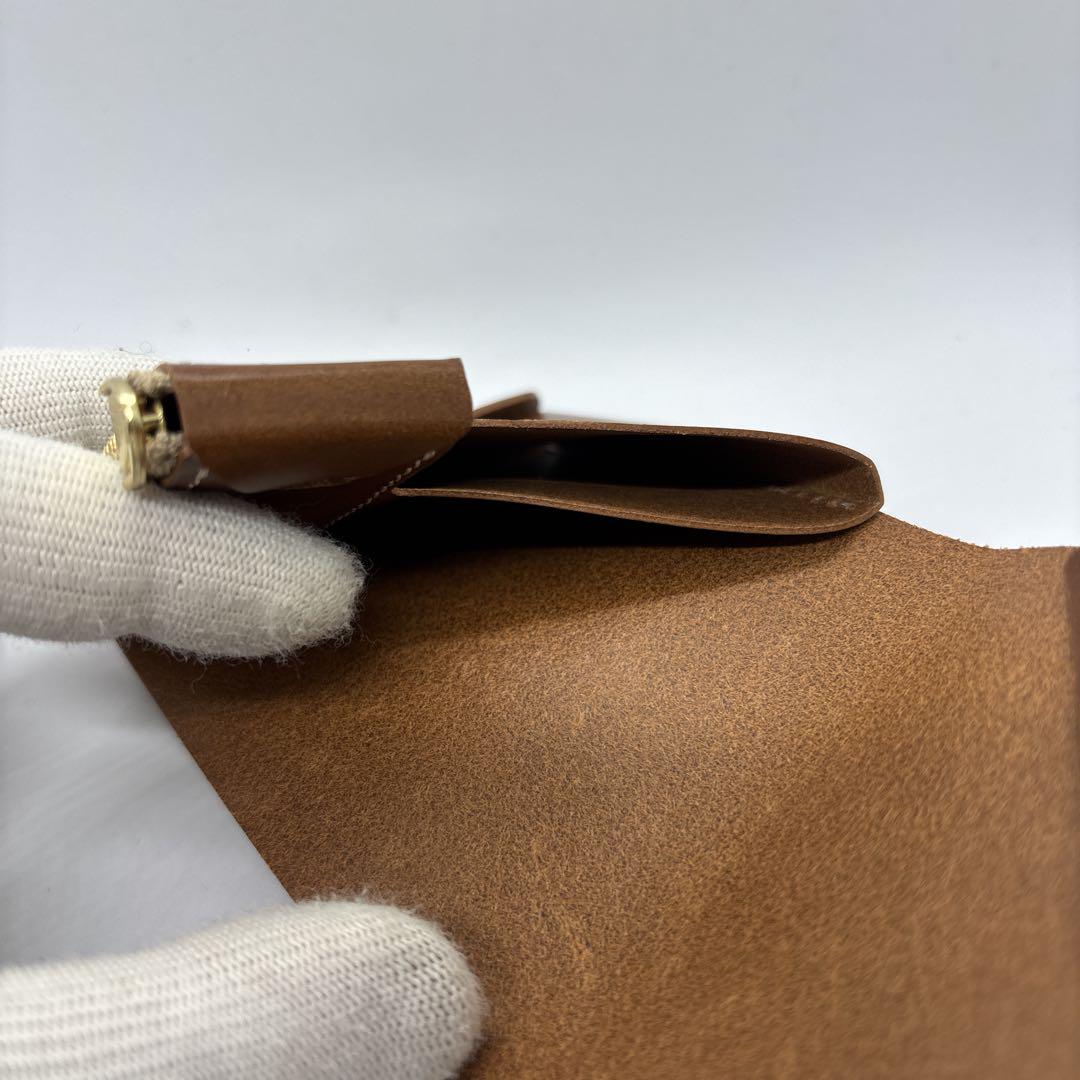 【極美品】　MOKU　SAKU　Ver.3　小さく薄い財布　プエブロ　ブラウン