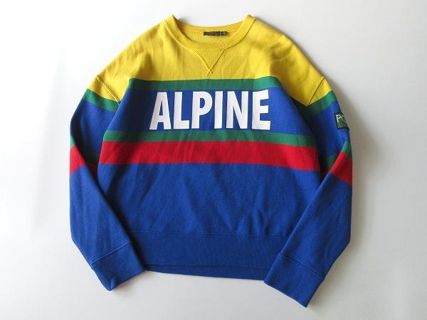 セール ラルフローレン ALPINE プリント ワッペン付 スウェット M