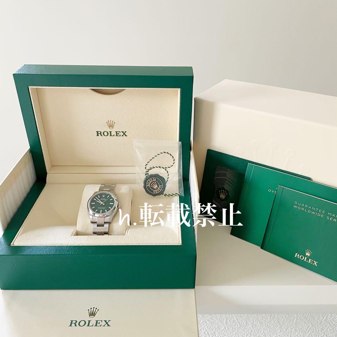ROLEX 277200 オイスターパーペチュアル　グリーン　31 ロレックス