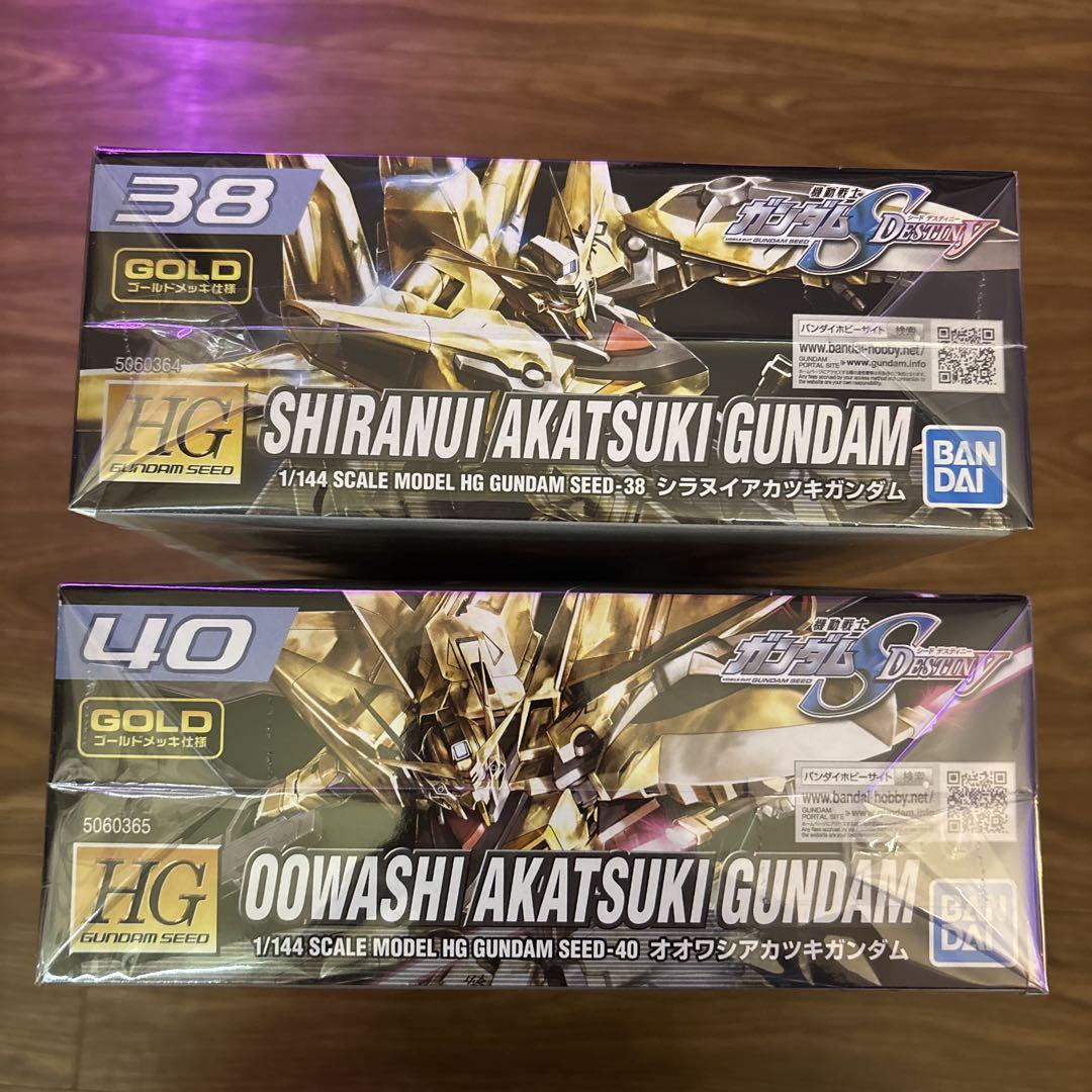 HG 1/144 シラヌイアカツキガンダム＆オオワシアカツキガンダム