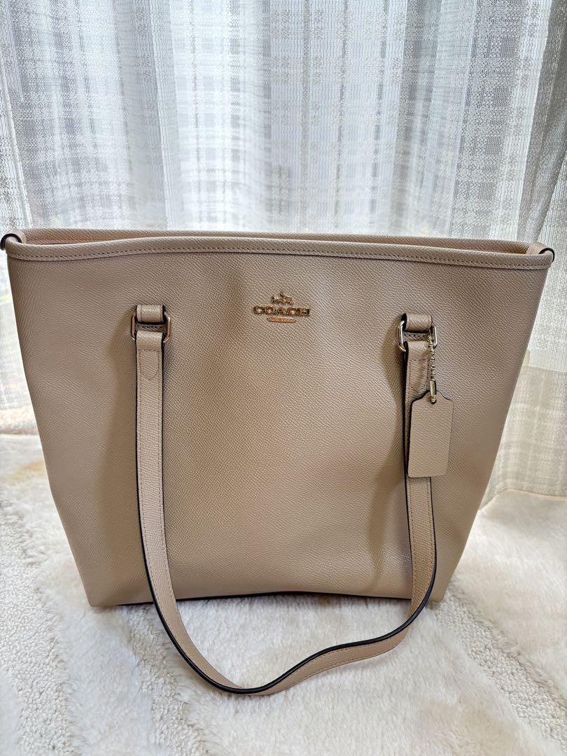 COACH ベージュ トートバッグ