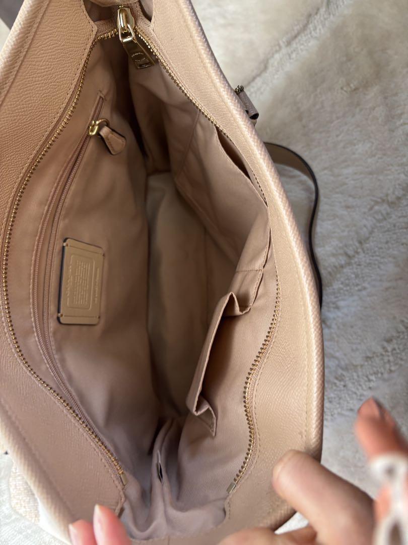 COACH ベージュ トートバッグ