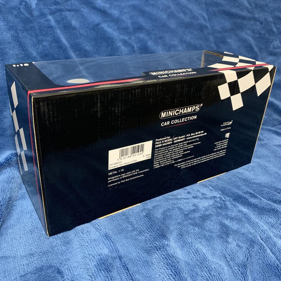 限定品　1/18 ミニチャンプス　トロロッソSTR3 ベッテル　イタリアGP優勝