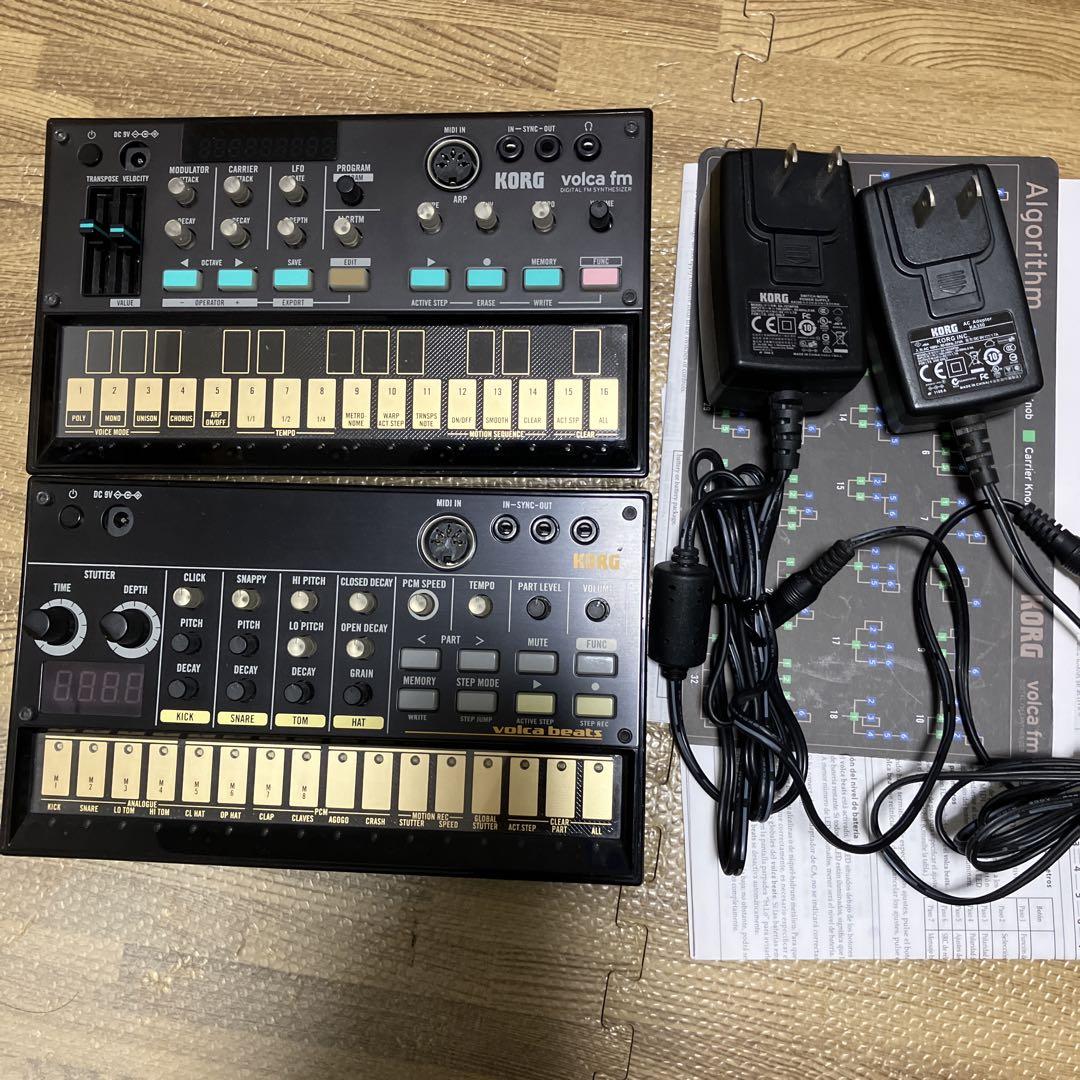 購入しましたが Volca fmとbeatsのセット 純正ACアダプタ2個付き