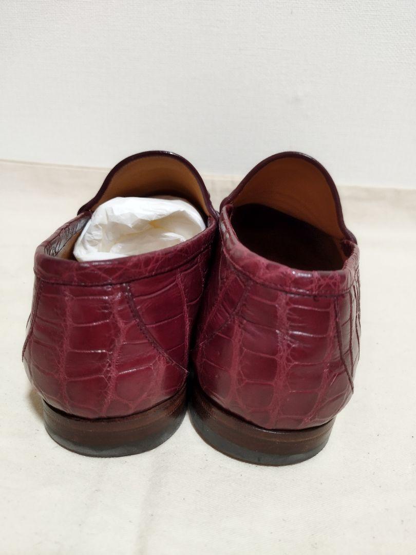 GUCCI クロコダイル ホースビット ローファー　373627