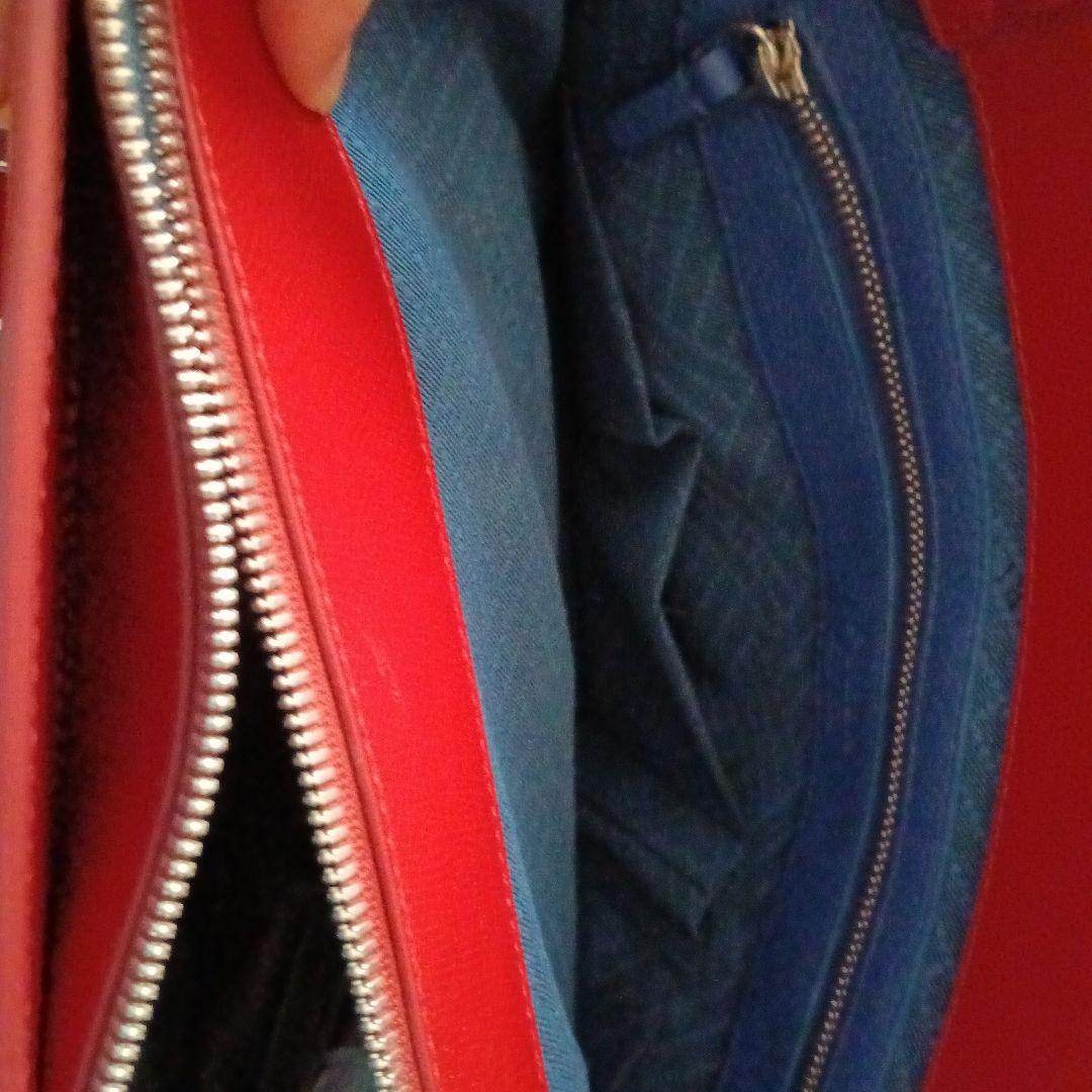 FURLA レッド ビジネスバッグ