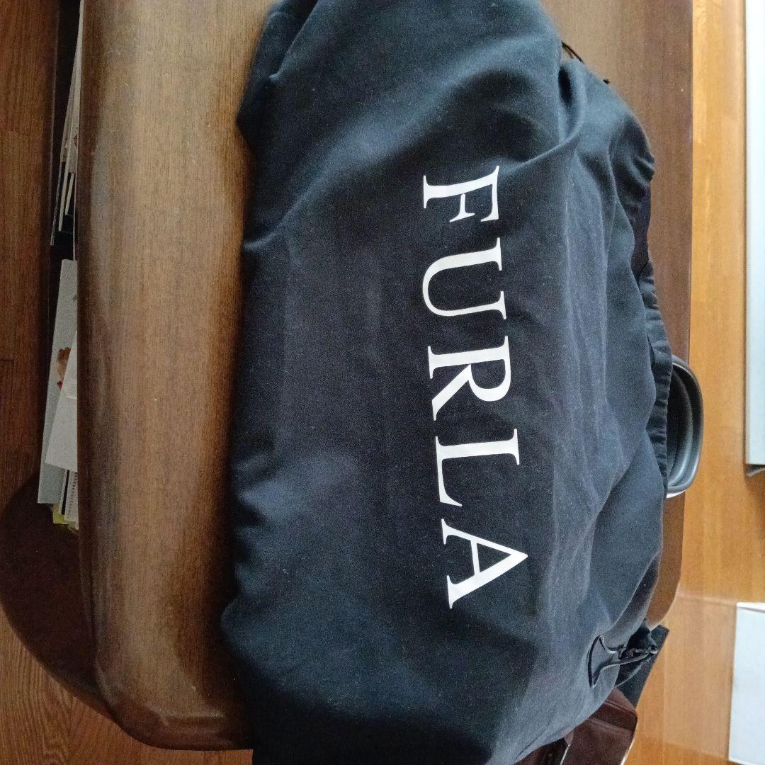 FURLA レッド ビジネスバッグ