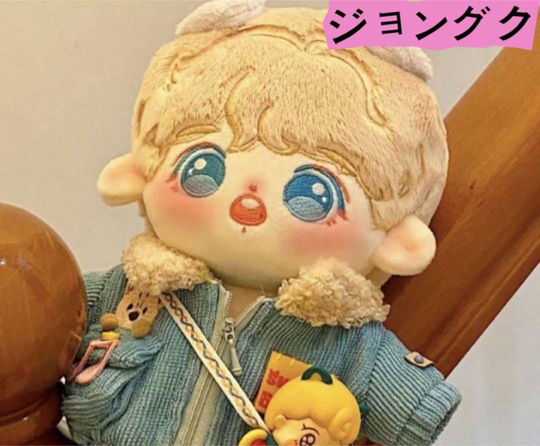 激レア☆！BTS ジョングク ぬいぐるみ 20cm ピーチタトゥクーの