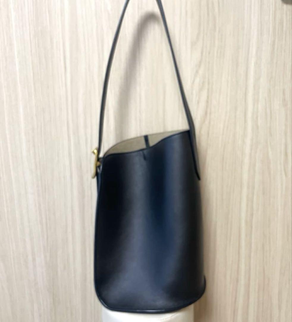 J&M DAVIDSON ◾️クイバーバケットミニ送料込　レザー　バッグ　ブラック