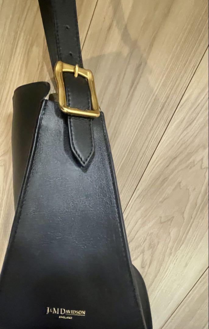 J&M DAVIDSON ◾️クイバーバケットミニ送料込　レザー　バッグ　ブラック