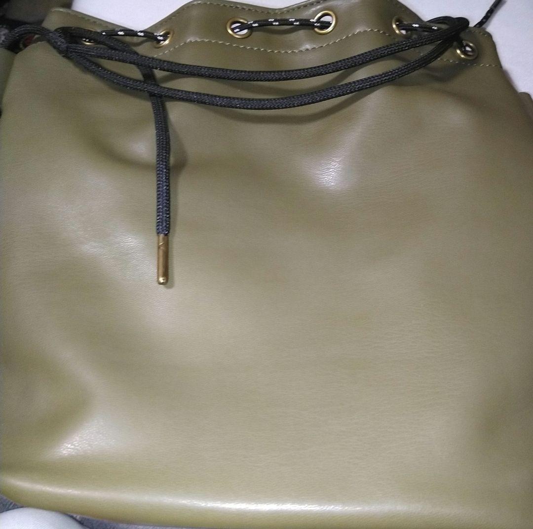 Leather Drawstring Bag / レザードローストリングバッグ