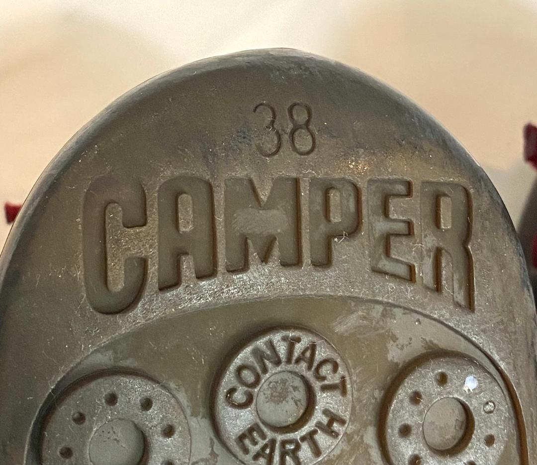 CAMPER カンペール ペウカミ　ミドルカット レザー ブラウン 38