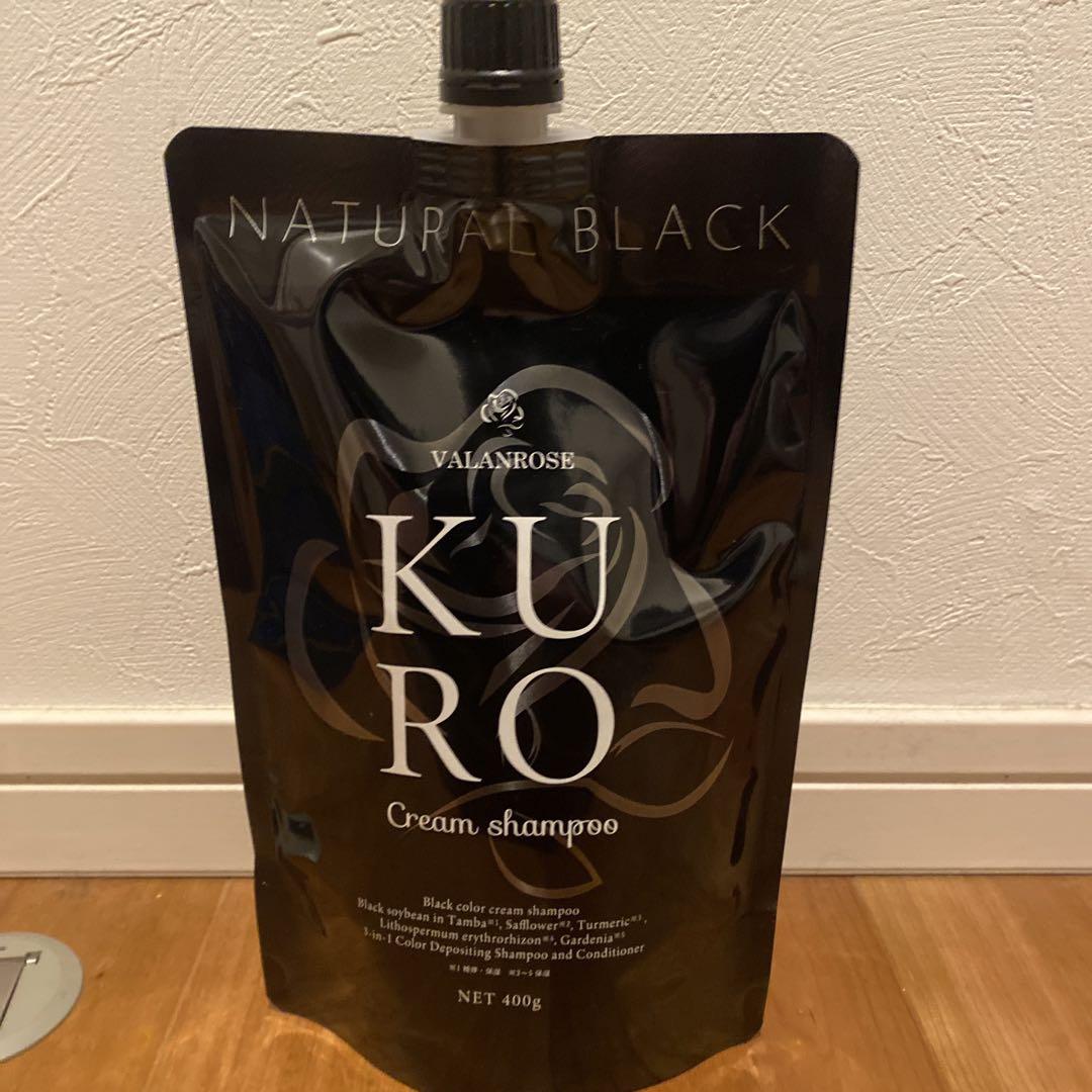 VALANROSE バランローズ クリームシャンプー ナチュラルブラック