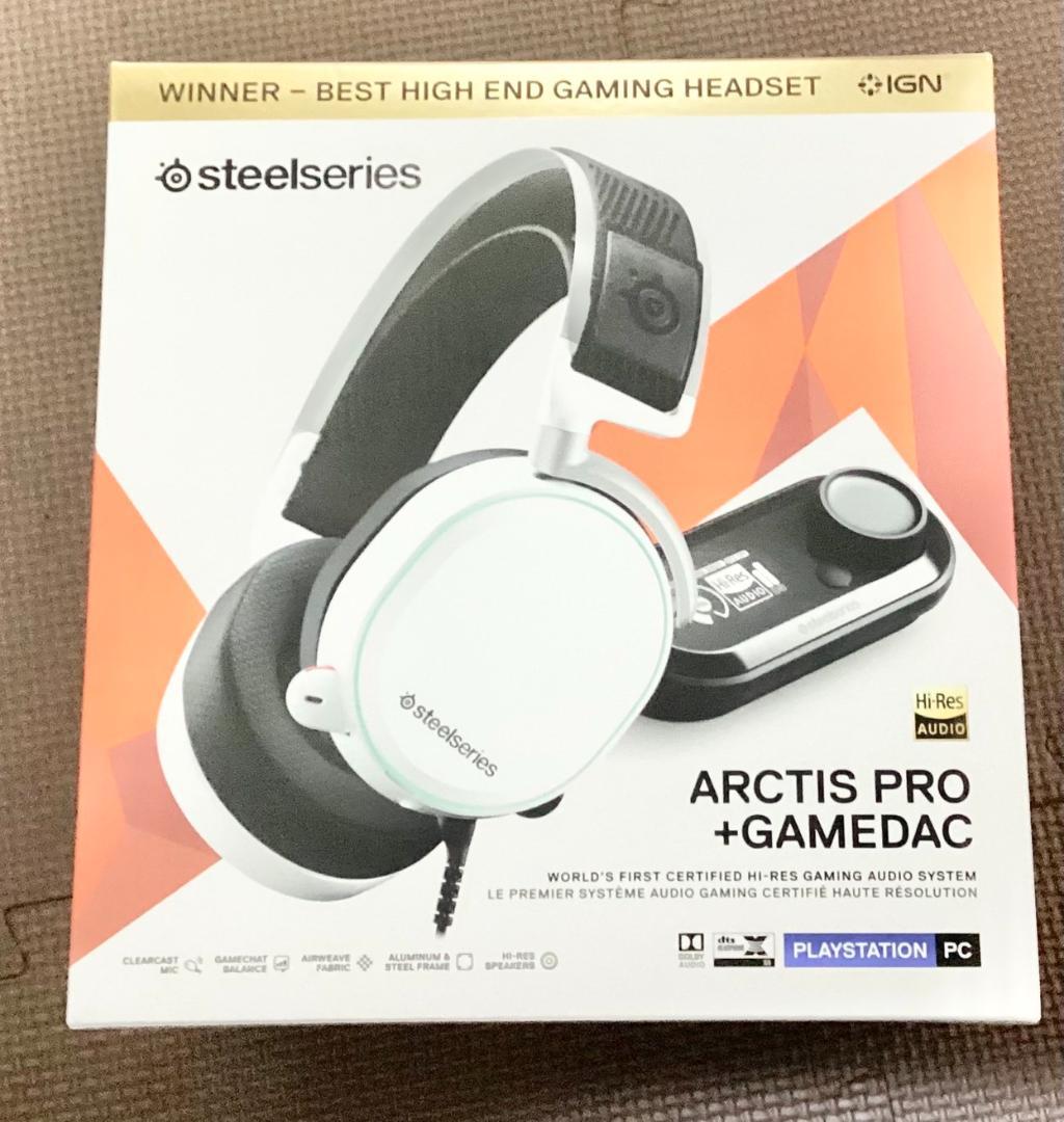 新品 SteelSeries ARCTIS PRO+GAMEDAC ヘッドセット
