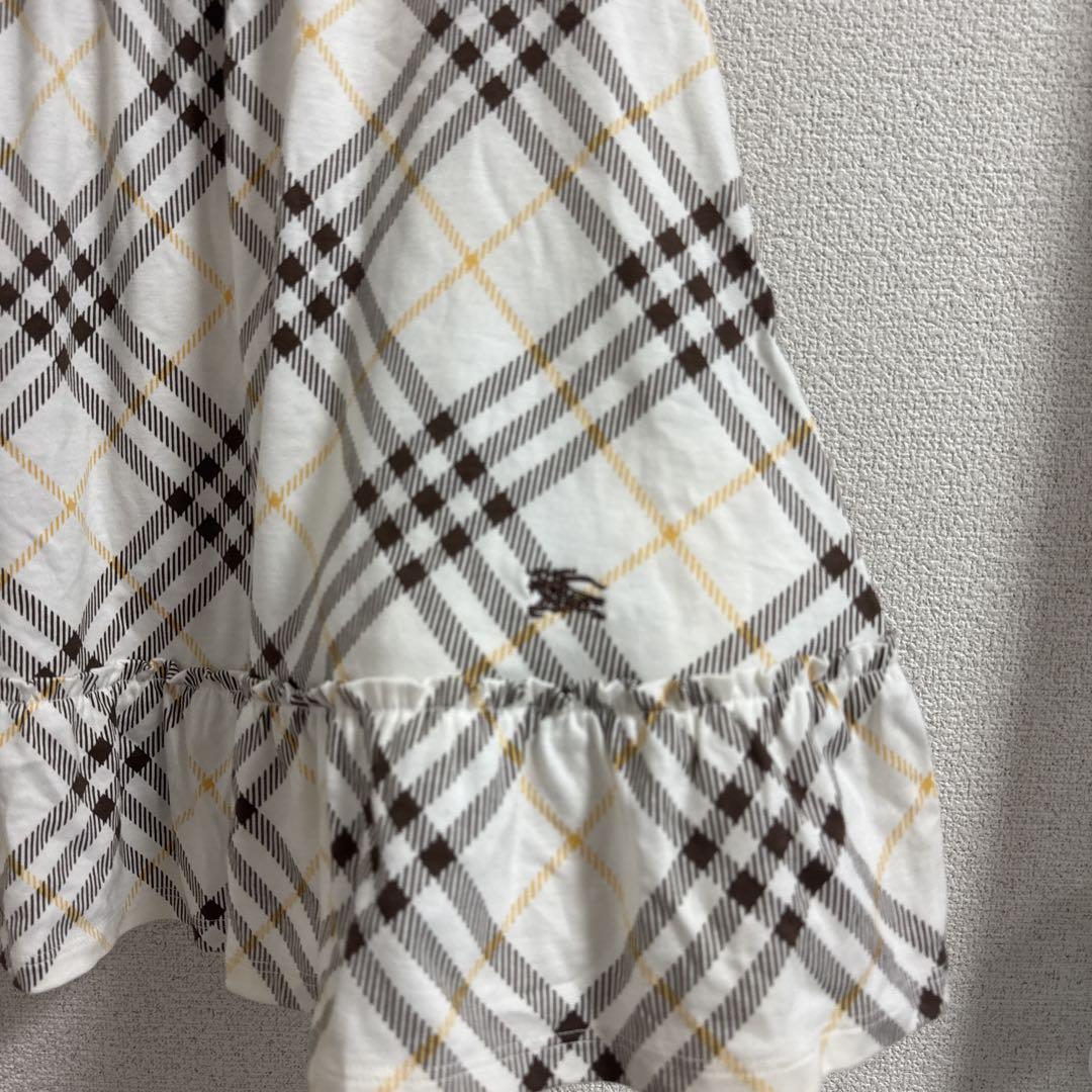 BURBERRY チェック柄 ノースリーブ ワンピース 36 - メルカリ