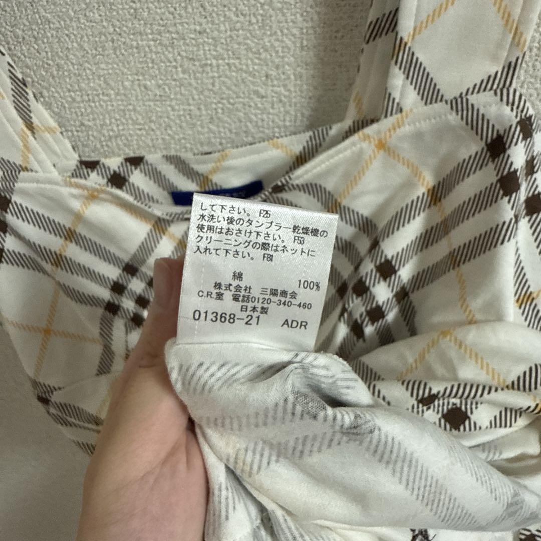 BURBERRY チェック柄 ノースリーブ ワンピース 36 - メルカリ