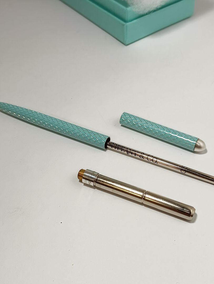 Tiffany ティファニー ボールペン ダイヤモンドテクスチャー 925刻印 