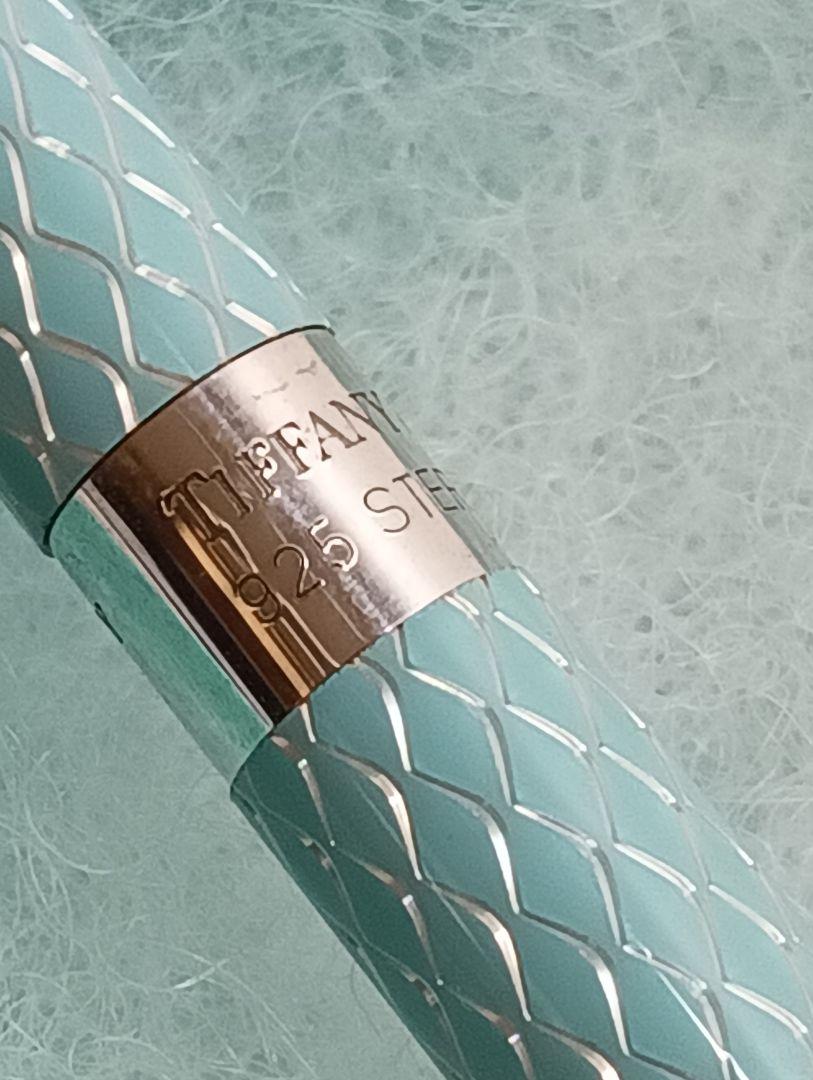 Tiffanyティファニーボールペンダイヤモンドテクスチャー925刻印
