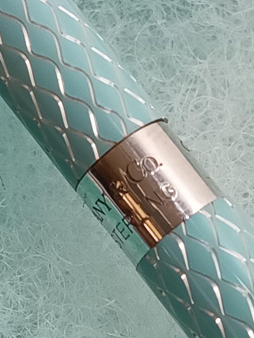 Tiffanyティファニーボールペンダイヤモンドテクスチャー925刻印