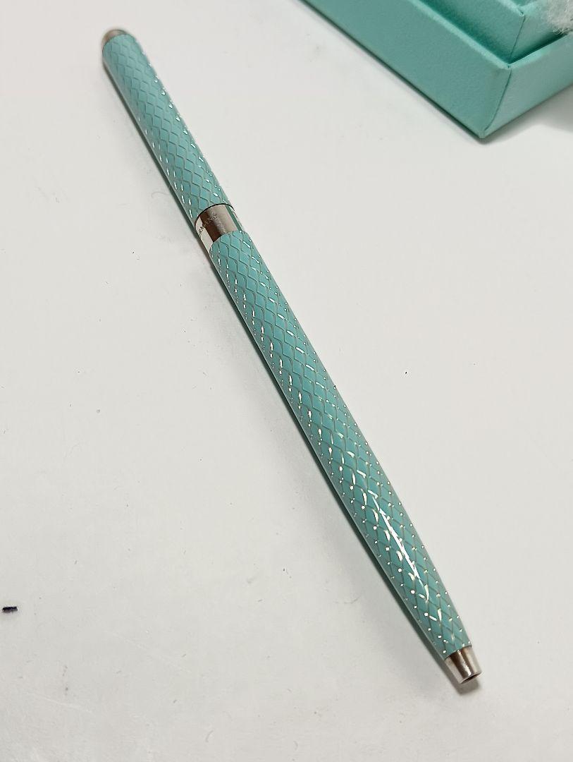 Tiffany ティファニー ボールペン ダイヤモンドテクスチャー 925刻印 