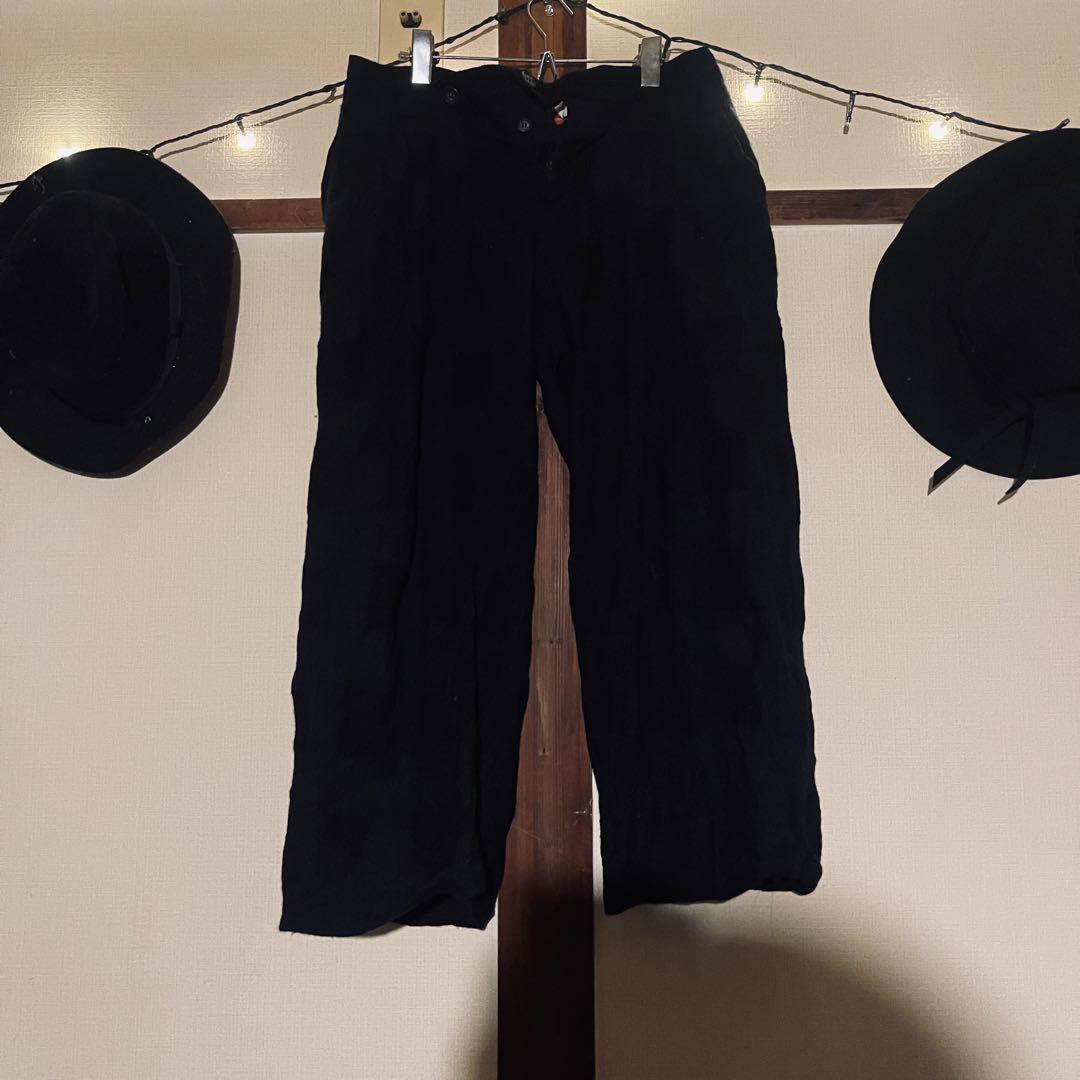 Y's (Yohji Yamamoto) Wool Pants 赤タグ シワ加工