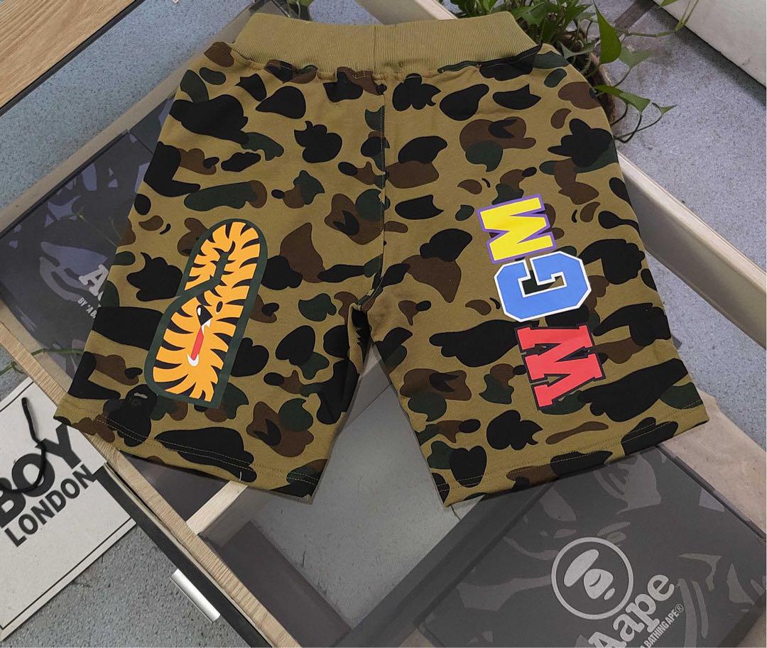 新着入荷の通販 AAPE迷彩柄 シャークデザイン メルカリ - ショートパンツ パンツ