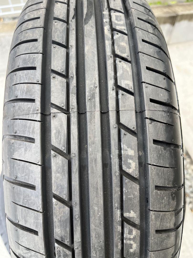 送料込み175/70r14ヨコハマ　エコス21年製造2本ほぼ未使用品